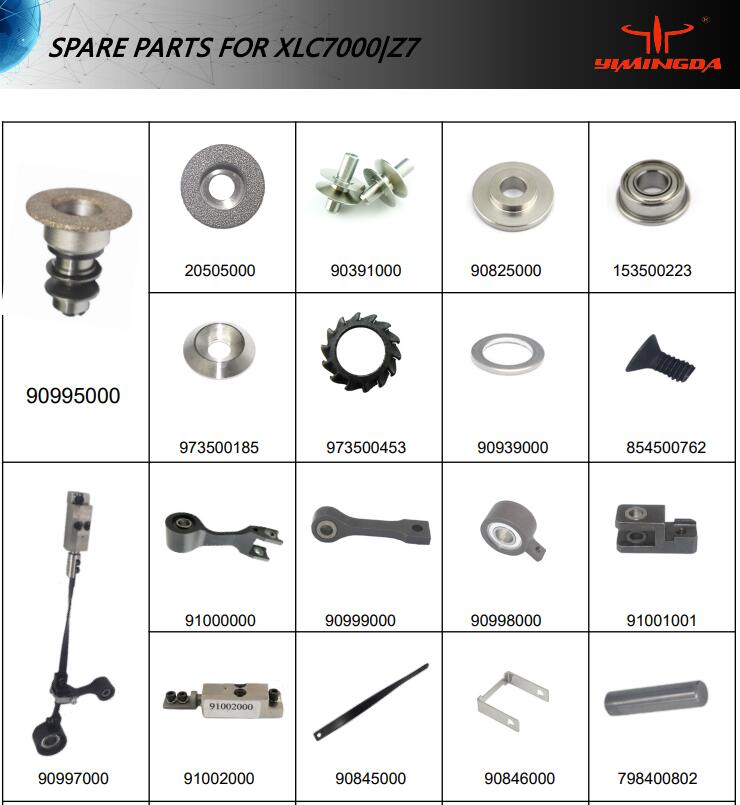 Related Products (XLC7000 Z7 parts Cutter Spare Parts)